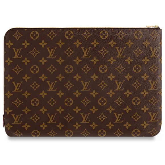 Louis Vuitton France Etui Voyage GM Pouch Monogram Laptop Document case Luxury - Picture 1 of 13